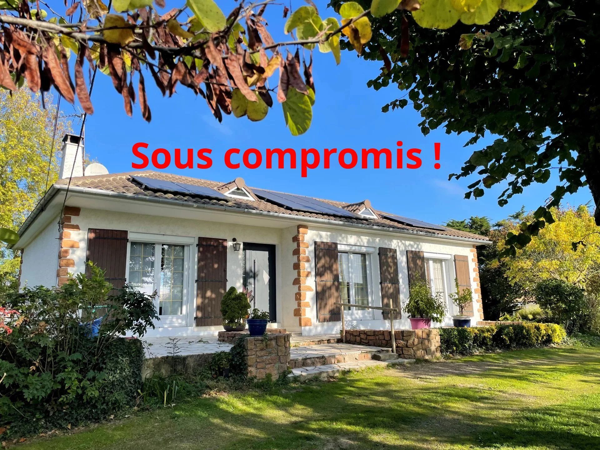 Pavillon dans écrin de verdure très bien optionné !